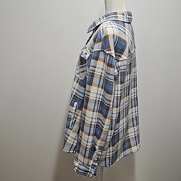 Sage Jackets & Coats Sage Collective Balance Energy Flow Shacket